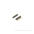 Conector de clavija de 1,0 mm en ángulo recto H1.0 mm 12P